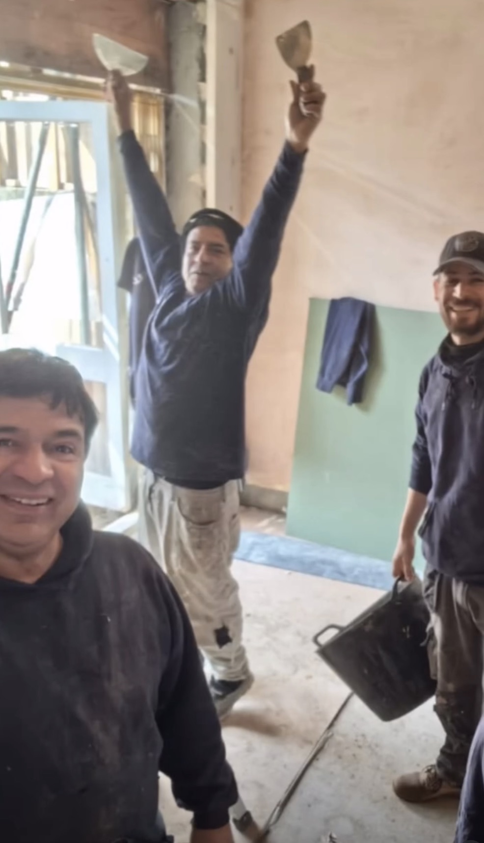 Lamabuild worker using precision tools on residential construction project